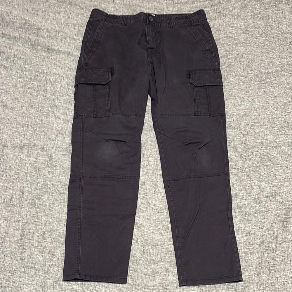Men's Sun + Stone Black stretch Cargo Pants